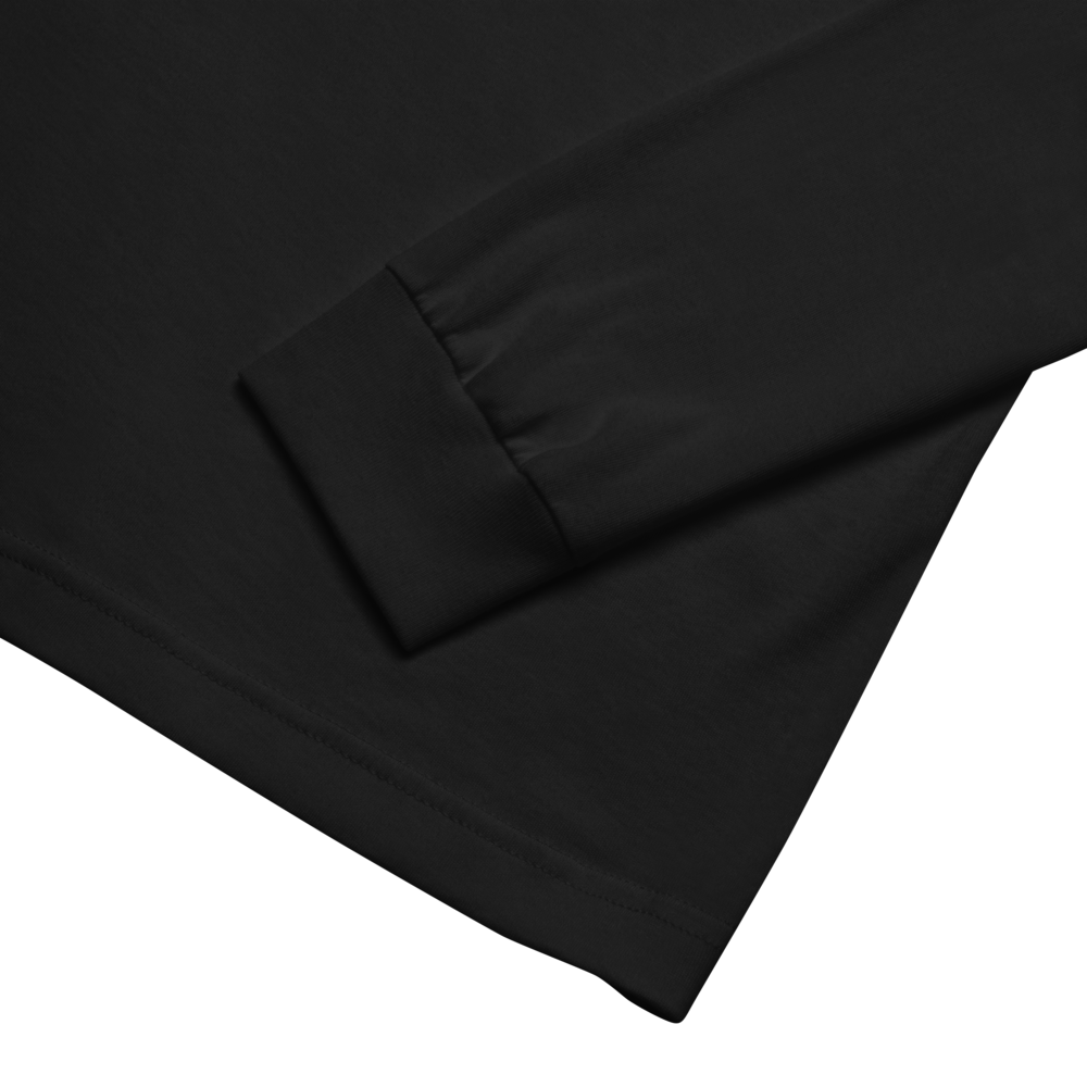 Unisex Sleeve-Shirt Black -Line No.08 "1 of 2K" by Léon LeRef