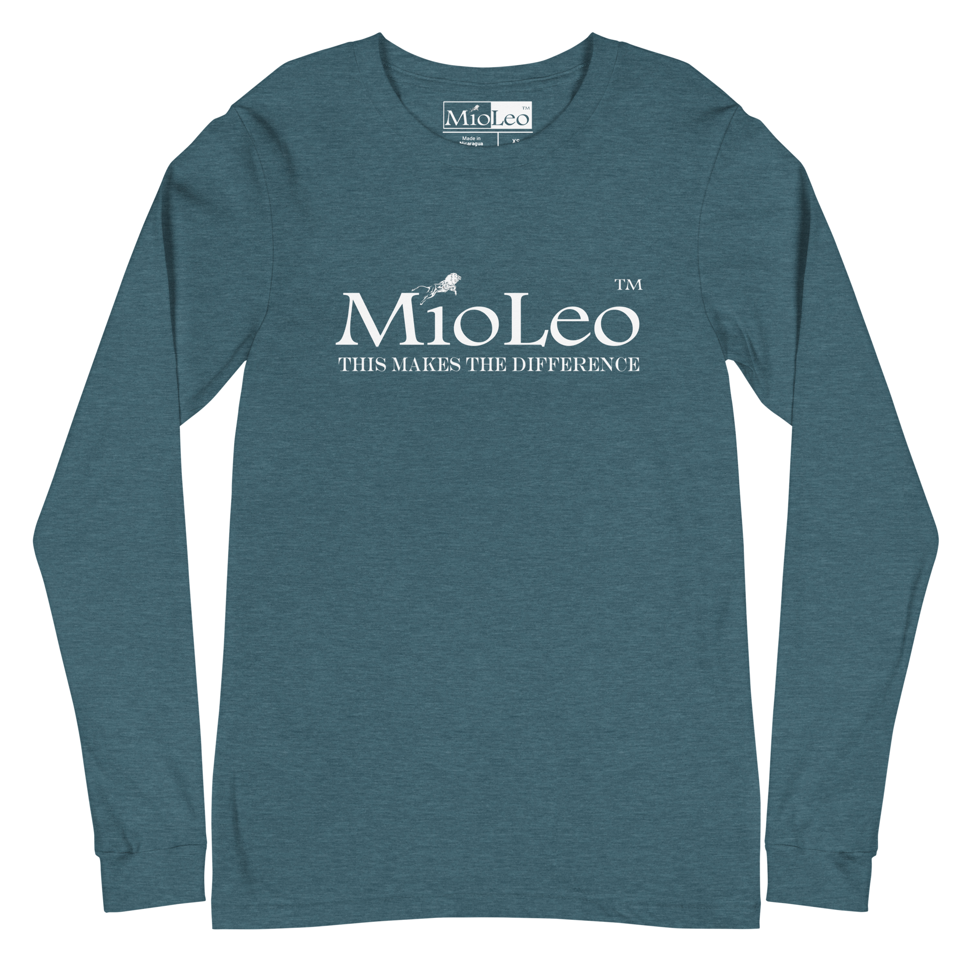 Unisex Sleeve-Shirt White-Line No.148 "unlimited" by MioLeo