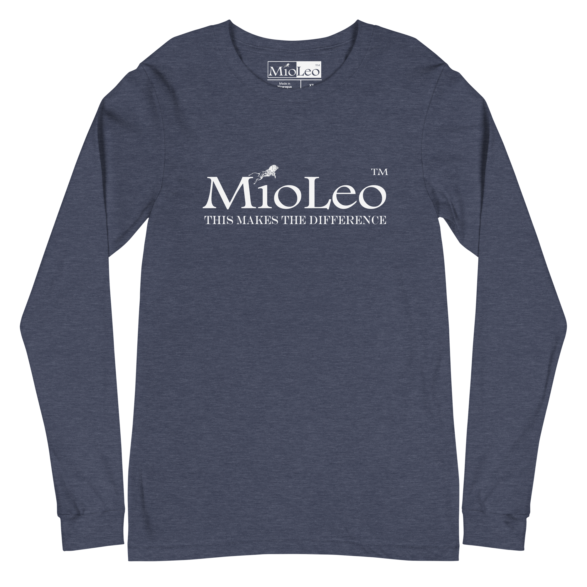 Unisex Sleeve-Shirt White-Line No.148 "unlimited" by MioLeo