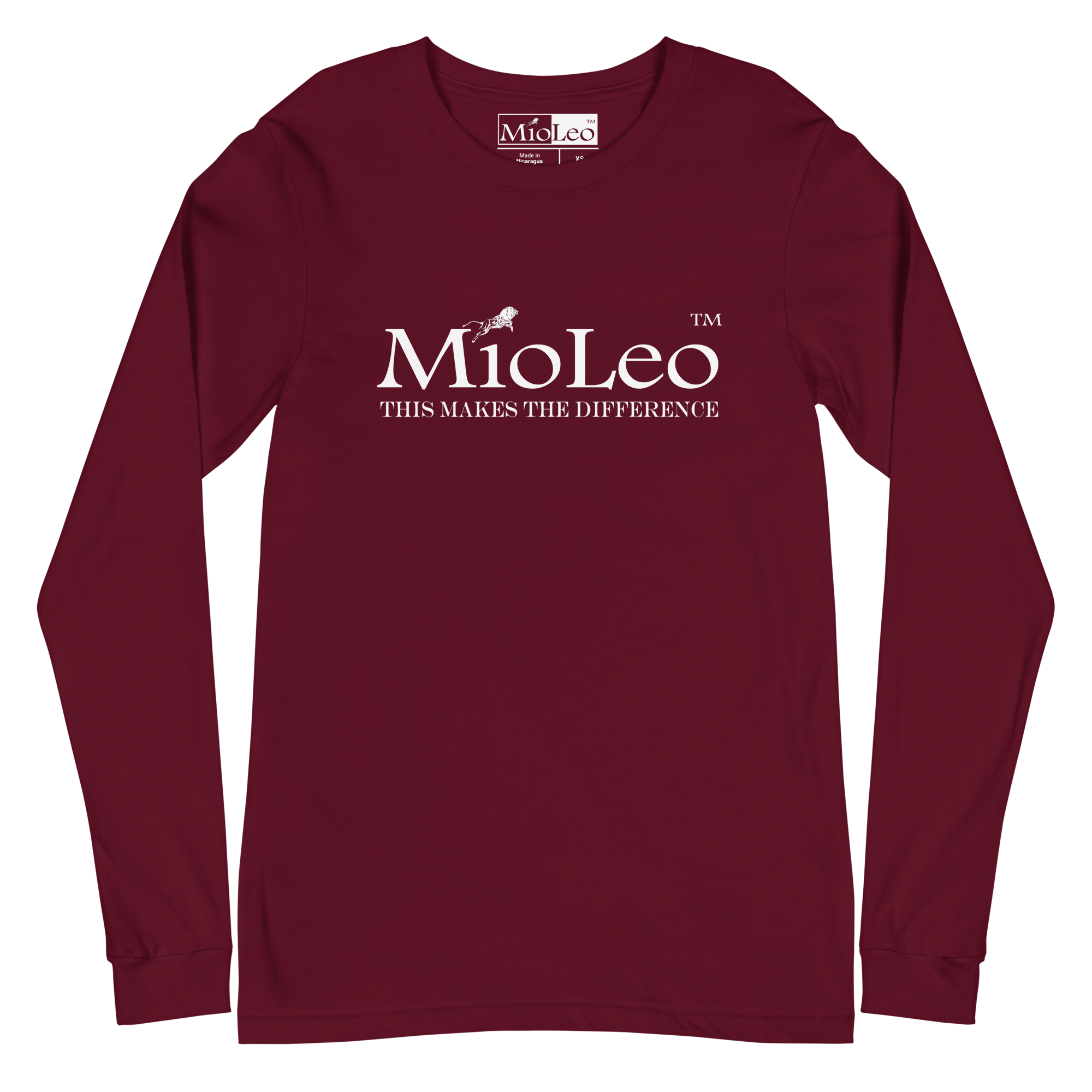 Unisex Sleeve-Shirt White-Line No.148 "unlimited" by MioLeo