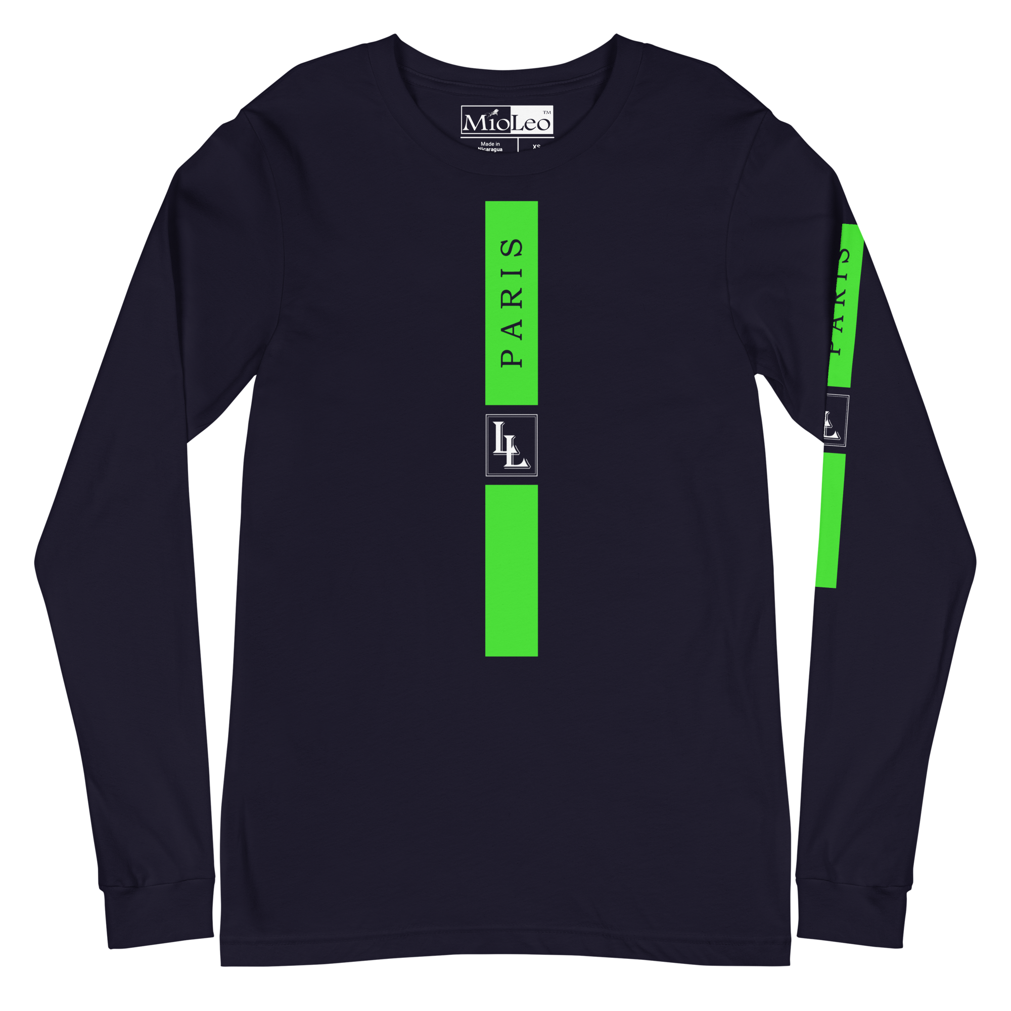 Unisex Sleeve-Shirt Black-Line No.07/2 "1 of 5K" by Léon LeRef