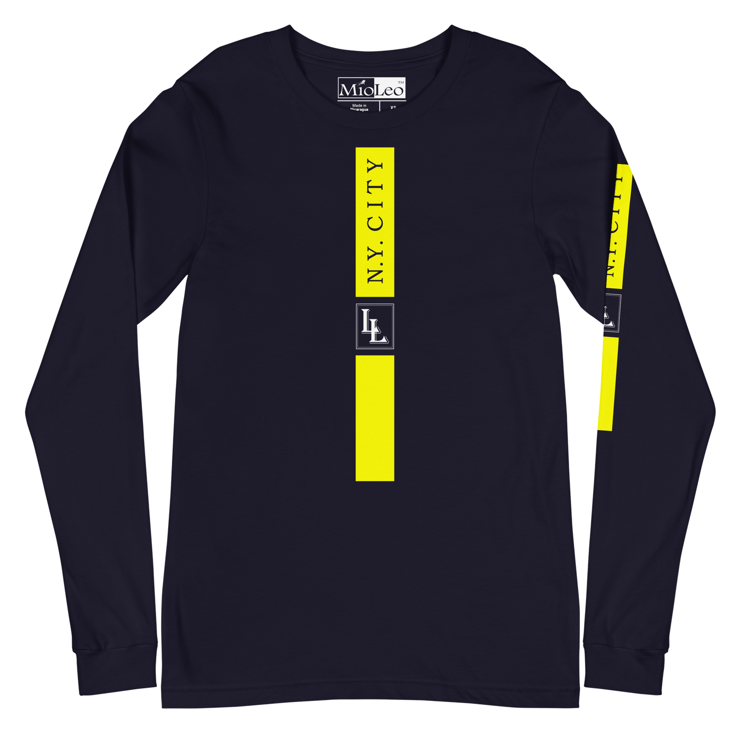 Unisex Sleeve-Shirt Black-Line No.02/2 "1 of 5K" by Léon LeRef