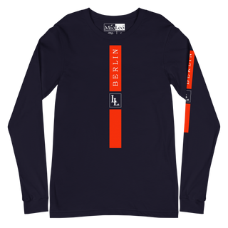 Unisex Sleeve-Shirt Black-Line No.03/2 "1 of 5K" by Léon LeRef