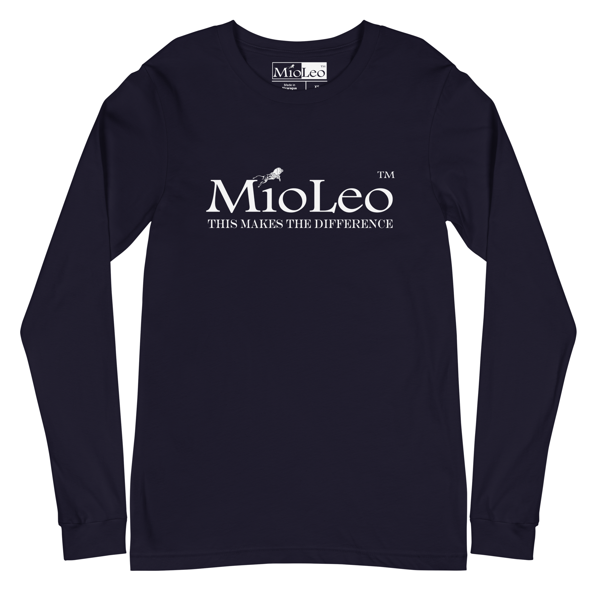 Unisex Sleeve-Shirt White-Line No.148 "unlimited" by MioLeo