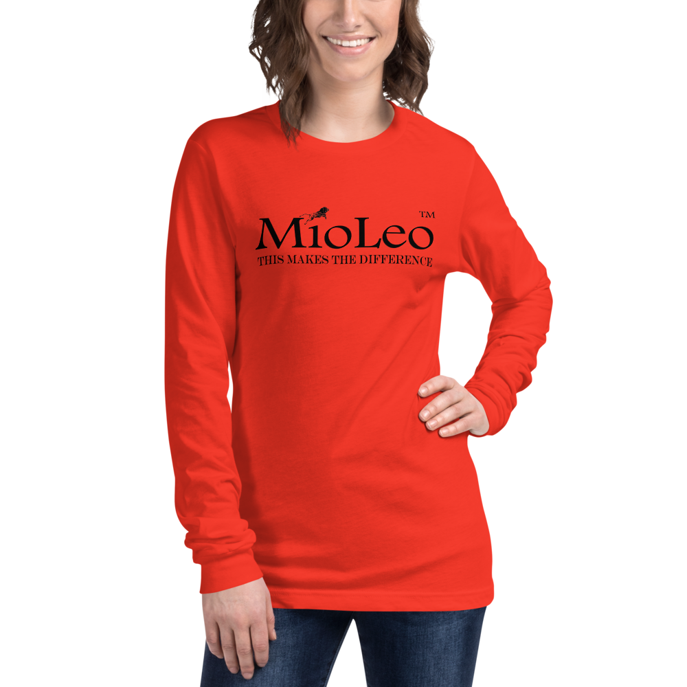 Unisex Sleeve-Shirt White-Line No.147 "unlimited" by MioLeo