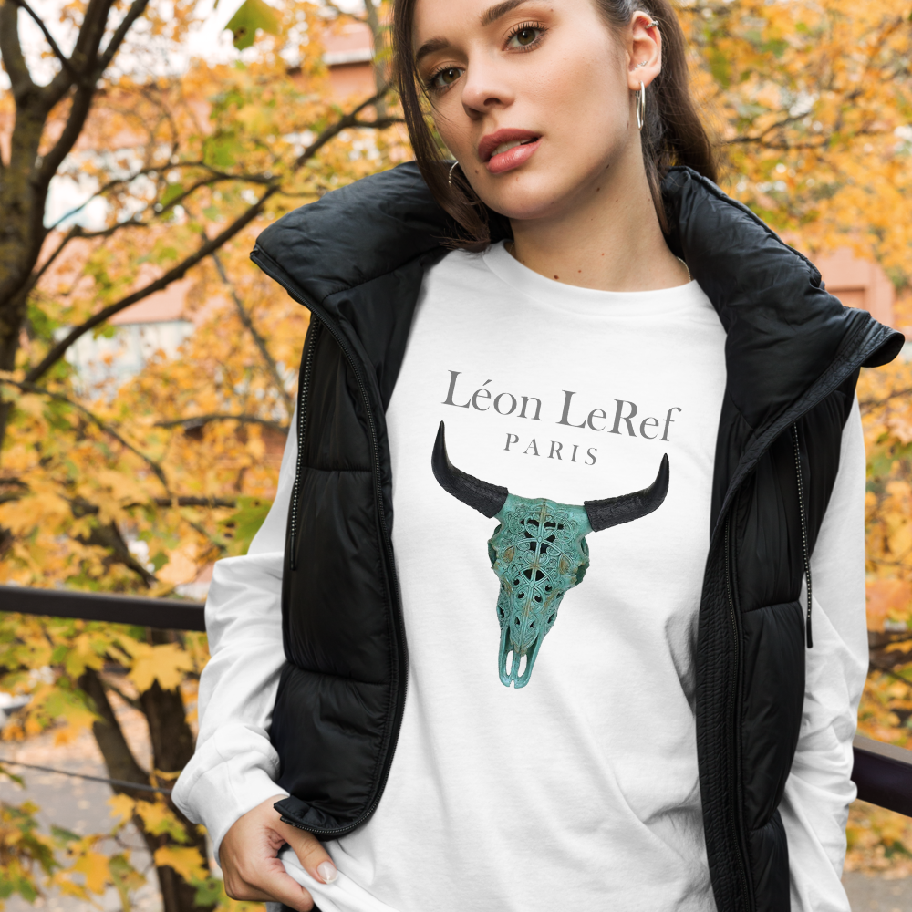 Unisex Sleeve-Shirt Black-Line No.09 "1 of 1K Master-Exclusive" by Léon LeRef