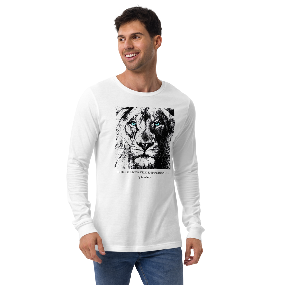 Unisex Sleeve-Shirt White-Line No.039 "1 of 10K Limited" by MioLeo