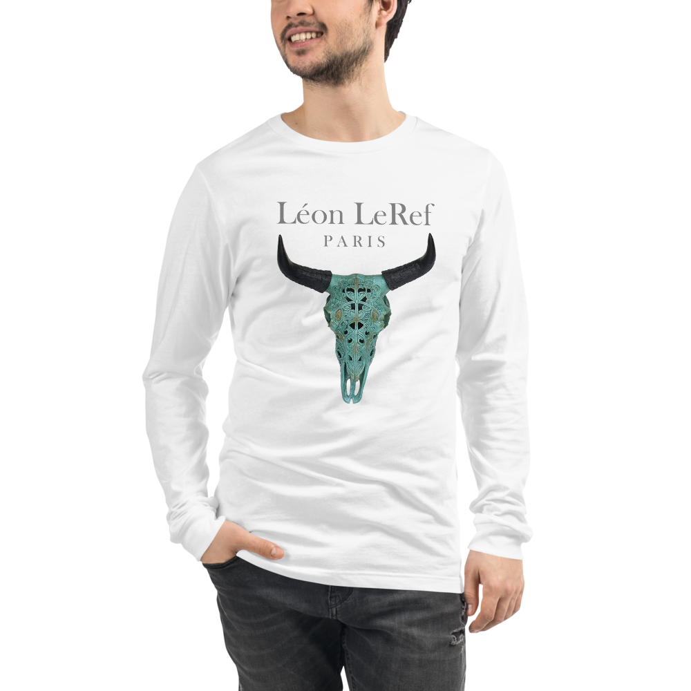 Unisex Sleeve-Shirt Black-Line No.09 "1 of 1K Master-Exclusive" by Léon LeRef