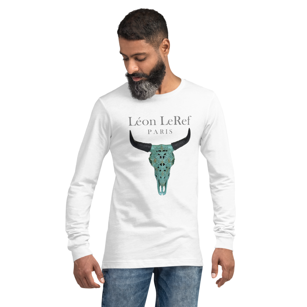 Unisex Sleeve-Shirt Black-Line No.09 "1 of 1K Master-Exclusive" by Léon LeRef