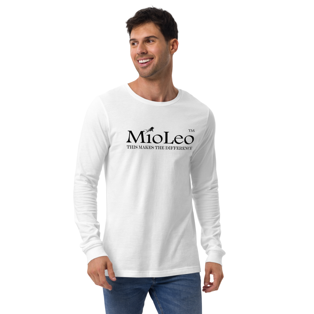 Unisex Sleeve-Shirt White-Line No.147 "1 of 10K Limited" by MioLeo