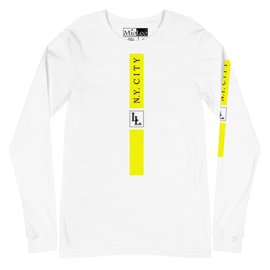 Unisex Sleeve-Shirt Black-Line No.02/1 "1 of 5K" by Léon LeRef