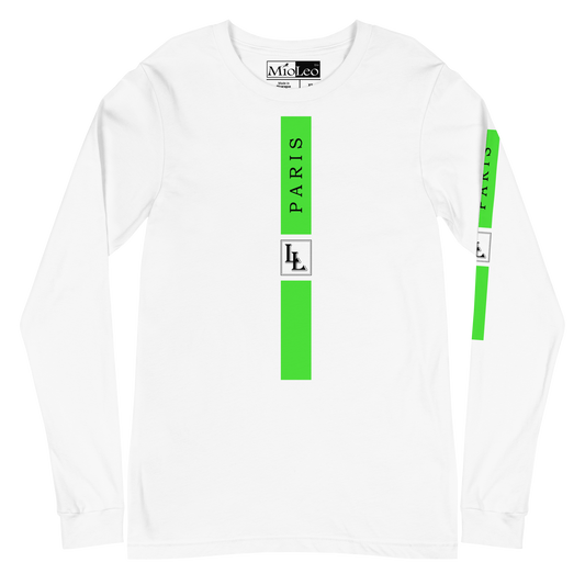 Unisex Sleeve-Shirt Black-Line No.07/1 "1 of 5K" by Léon LeRef