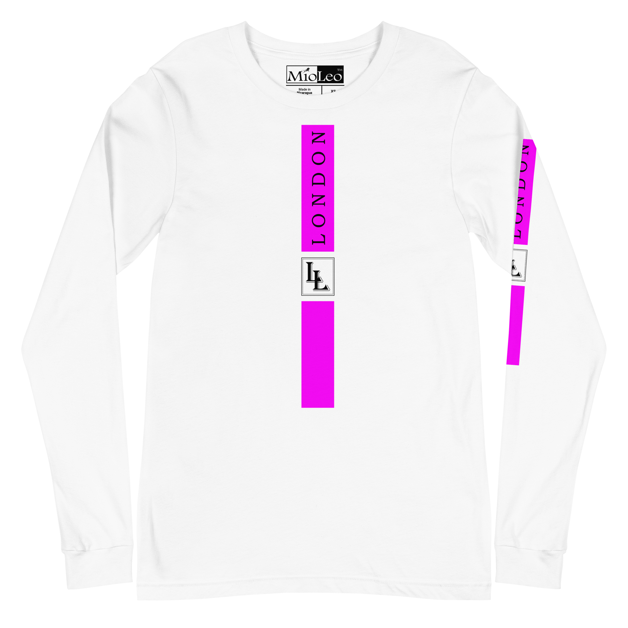 Unisex Sleeve-Shirt Black-Line No.06/1 "1 of 5K" by Léon LeRef