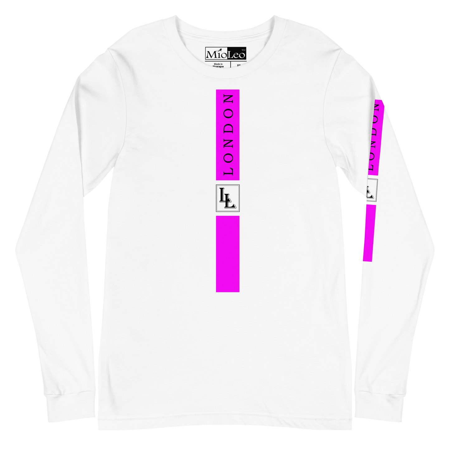 Unisex Sleeve-Shirt Black-Line No.06/1 "1 of 5K" by Léon LeRef