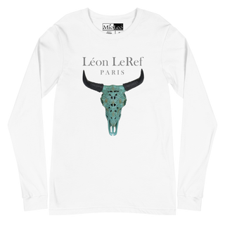 Unisex Sleeve-Shirt Black-Line No.09 "1 of 2K" by Léon LeRef