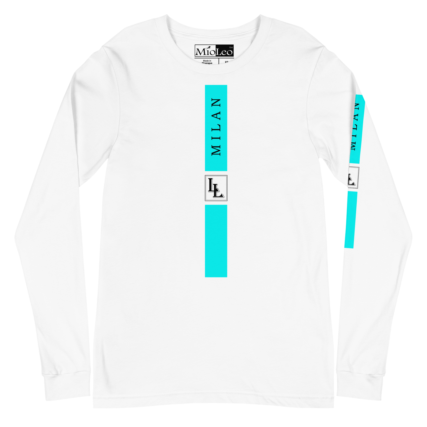 Unisex Sleeve-Shirt Black-Line No.05/1 "1 of 5K" by Léon LeRef