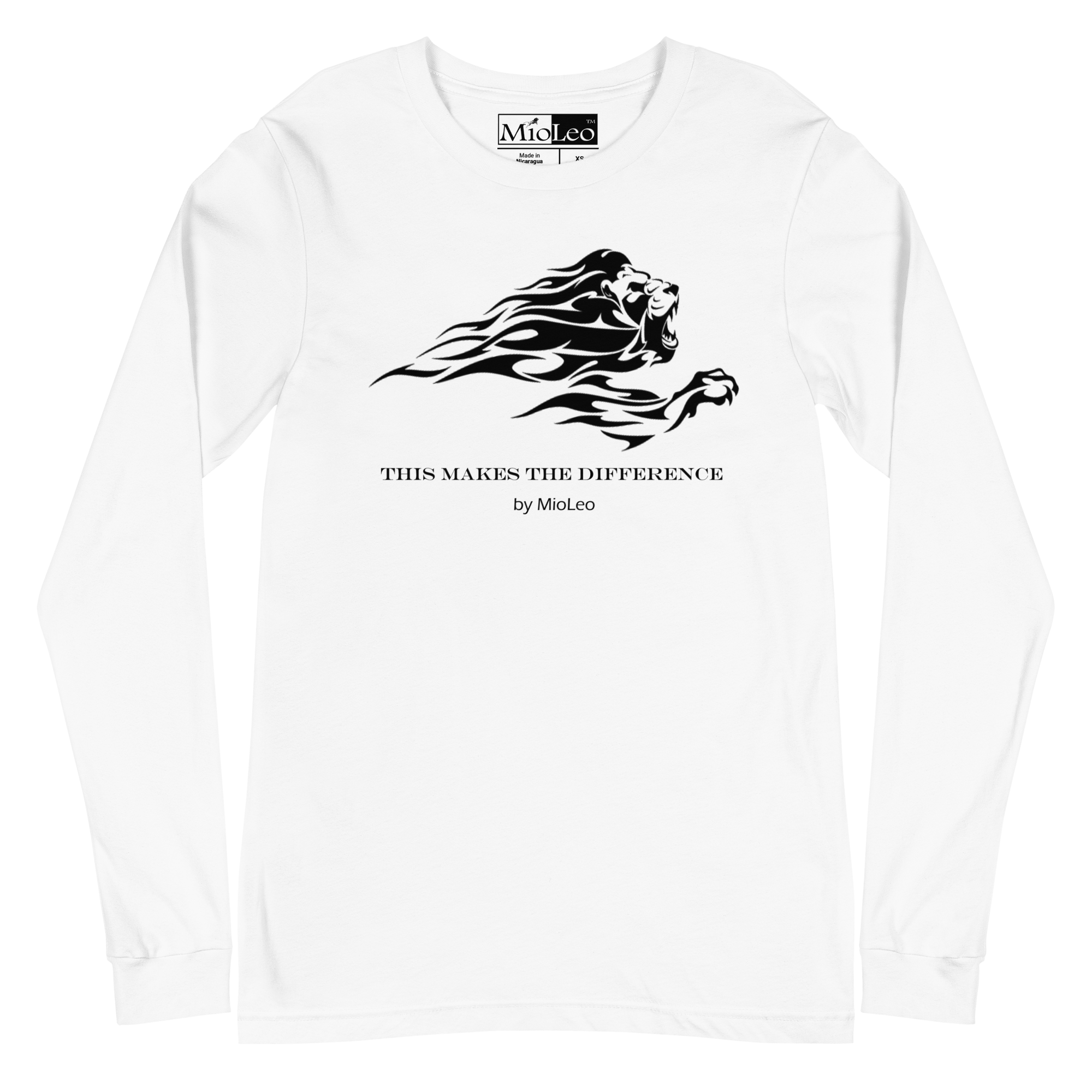 Unisex Sleeve-Shirt White-Line No.010 "1 of 50K Mass-Luxury" by MioLeo