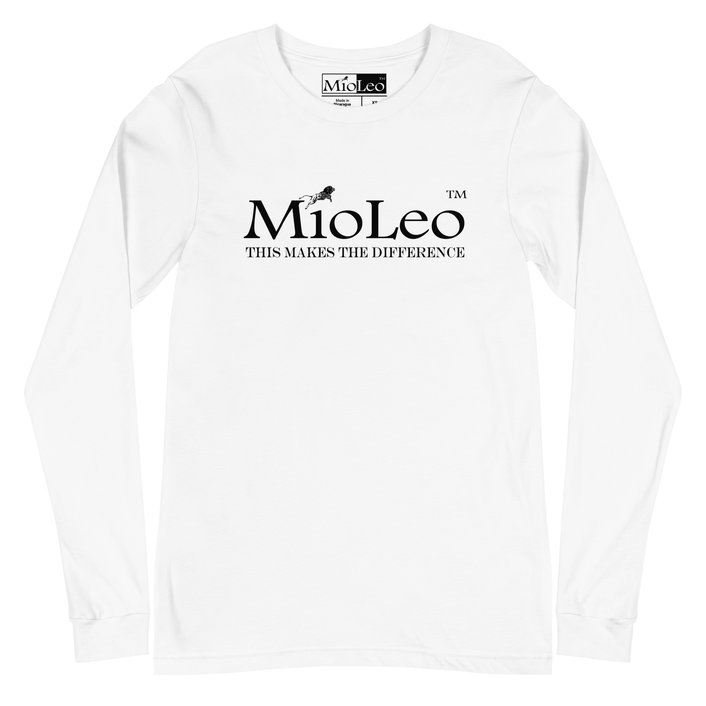 Unisex Sleeve-Shirt White-Line No.147 "unlimited" by MioLeo