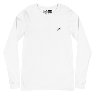 Unisex Long Sleeve - White-Line No.001 "unlimited" by MioLeo