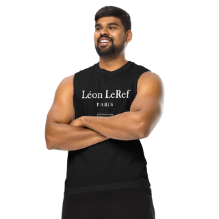 Herren-Muscle-Shirt Black-Line Nr.046 „unlimited“ von Léon LeRef