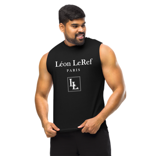 Herren-Muscle-Shirt Black-Line Nr.046 „unlimited“ von Léon LeRef