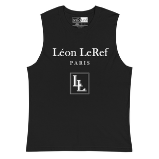 Herren-Muscle-Shirt Black-Line Nr.046 „unlimited“ von Léon LeRef