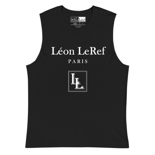 Men´s Muscle Shirt Black-Line No.046 "unlimited" by Léon LeRef