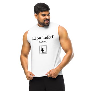 Herren-Muscle-Shirt Black-Line Nr.045 „unlimited“ von Léon LeRef