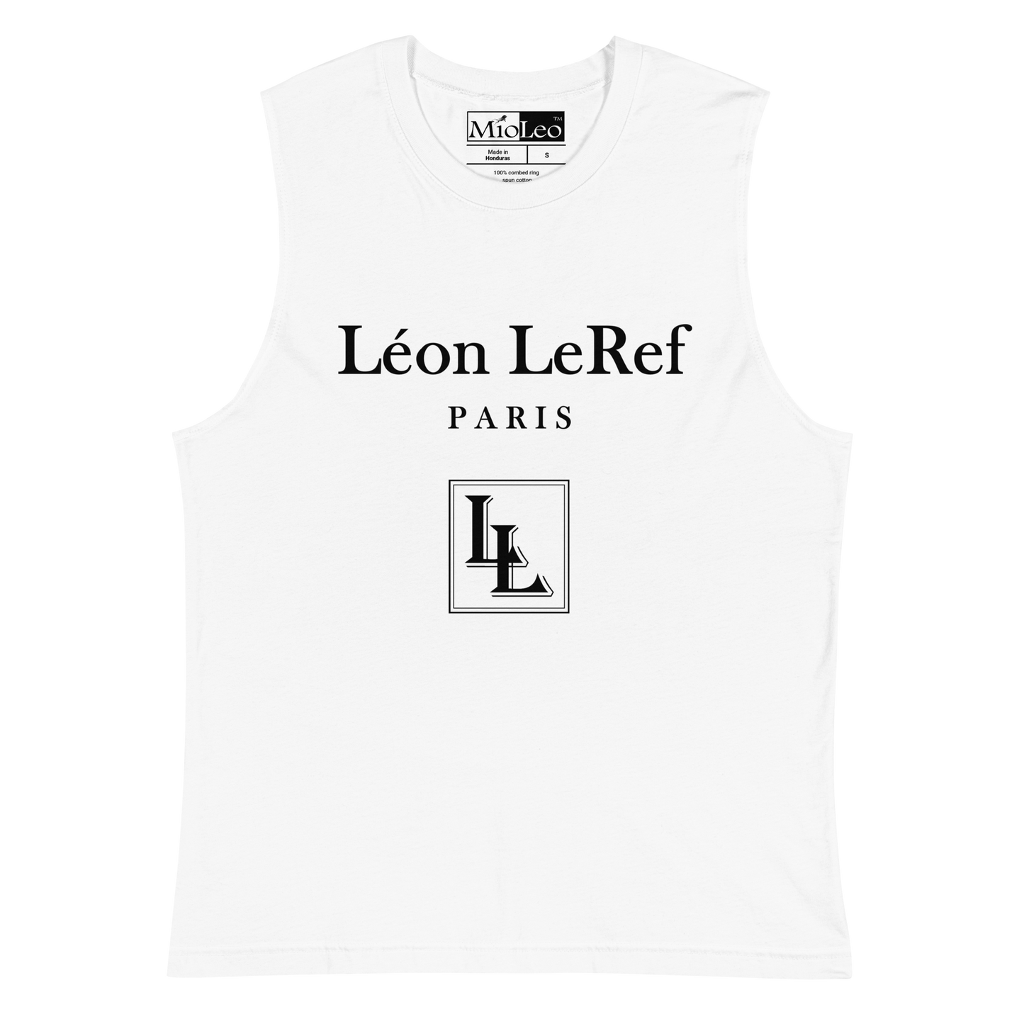 Men´s Muscle Shirt Black-Line No.045 "unlimited" by Léon LeRef