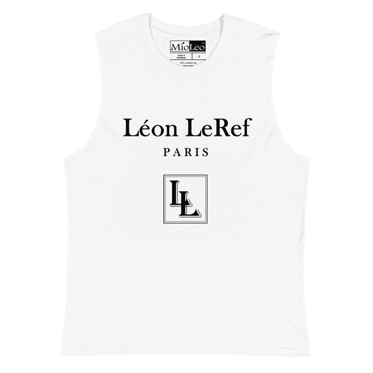 Men´s Muscle Shirt Black-Line No.045 "unlimited" by Léon LeRef