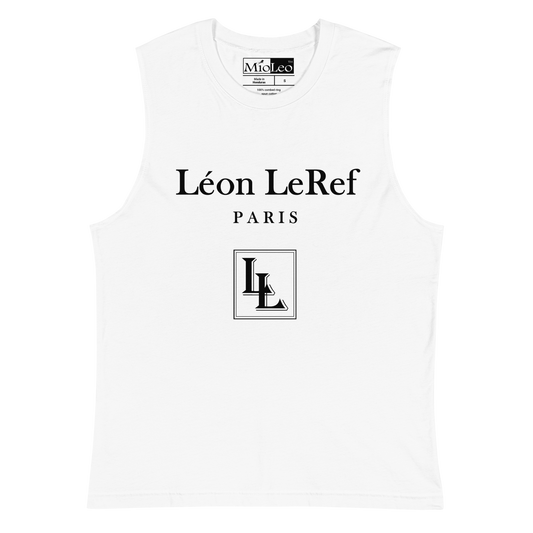 Herren-Muscle-Shirt Black-Line Nr.045 „unlimited“ von Léon LeRef