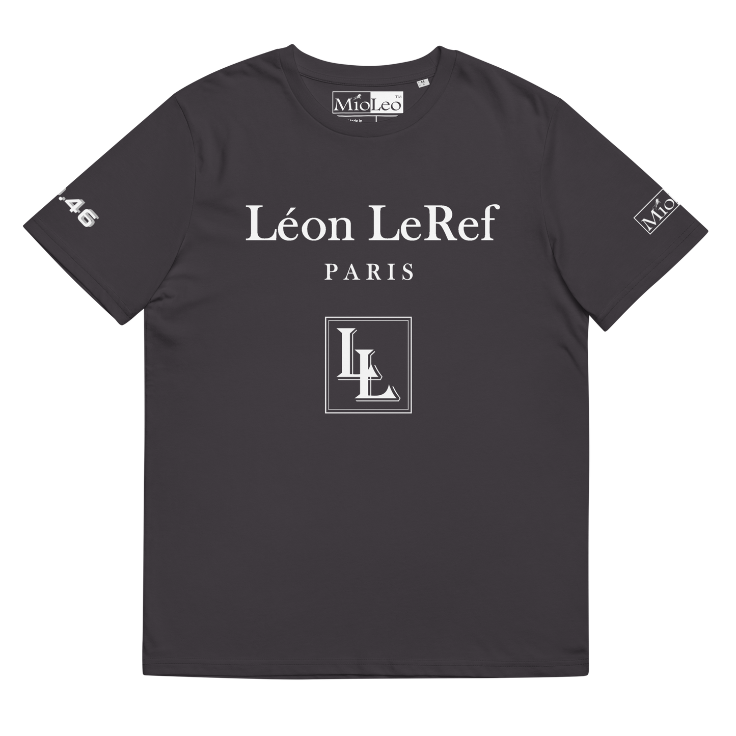 Unisex T-Shirt Black -Line No.046 "unlimited" by Léon LeRef