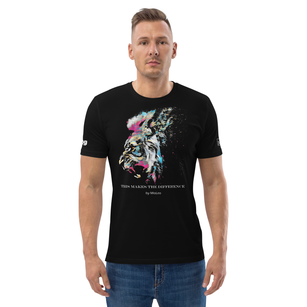 Unisex T-Shirt White-Line No.009 "1 of 100 Super-Ultra-Exclusive" by MioLeo