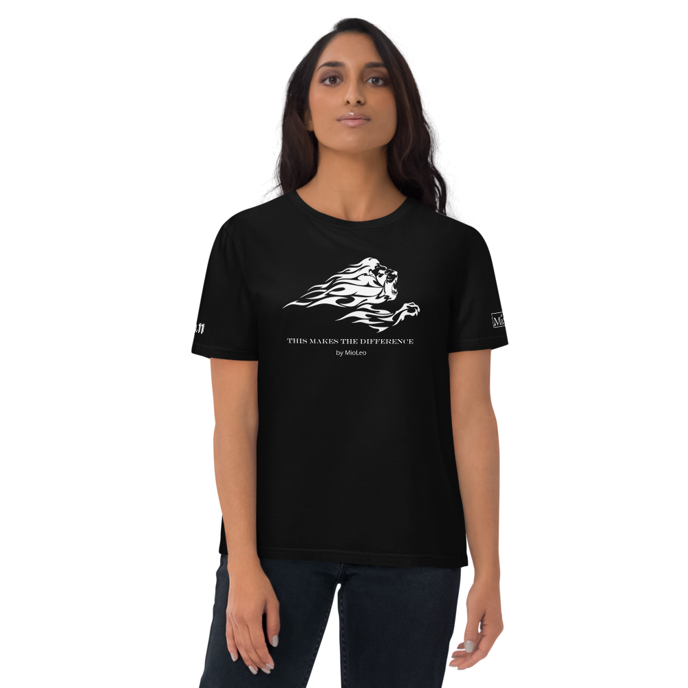 Unisex T-Shirt White-Line No.011 "1 of 50K Mass-Luxury" by MioLeo