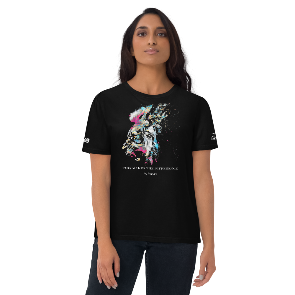 Unisex T-Shirt White-Line No.009 "1 of 100 Super-Ultra-Exclusive" by MioLeo