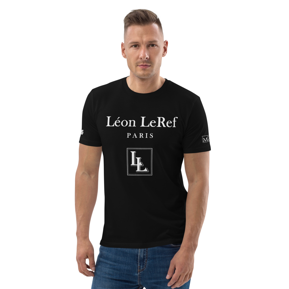 Unisex T-Shirt Black -Line No.046 "unlimited" by Léon LeRef