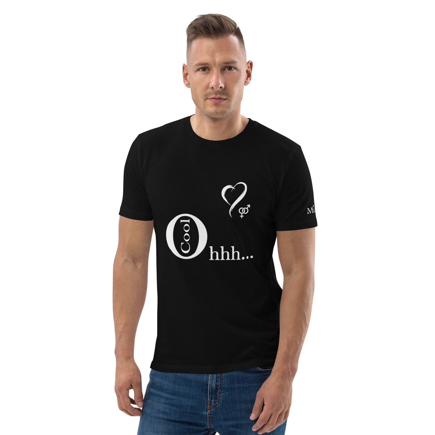 Hetero Bio-Baumwoll-T-Shirt – Love-Line Nr.057 „unlimited“ von MioLeo