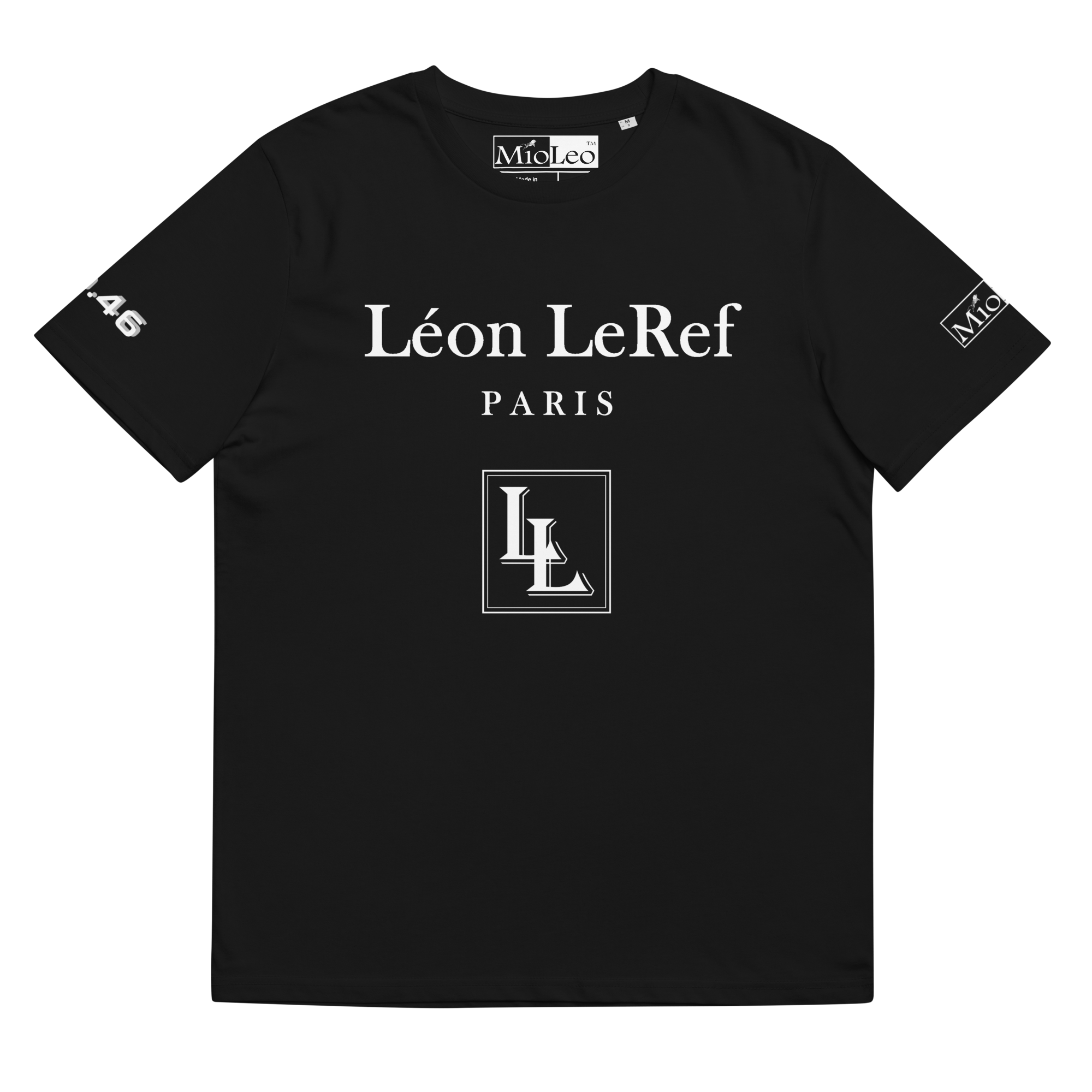 Unisex T-Shirt Black -Line No.046 "unlimited" by Léon LeRef