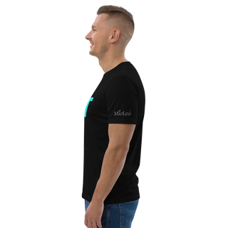 Unisex T-Shirt Cyan-Line No.050 "1 of 10K" by MioLeo