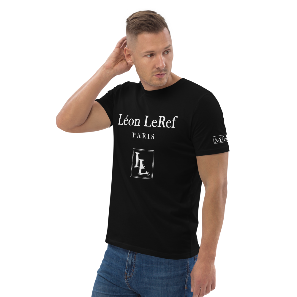 Unisex T-Shirt Black -Line No.046 "unlimited" by Léon LeRef