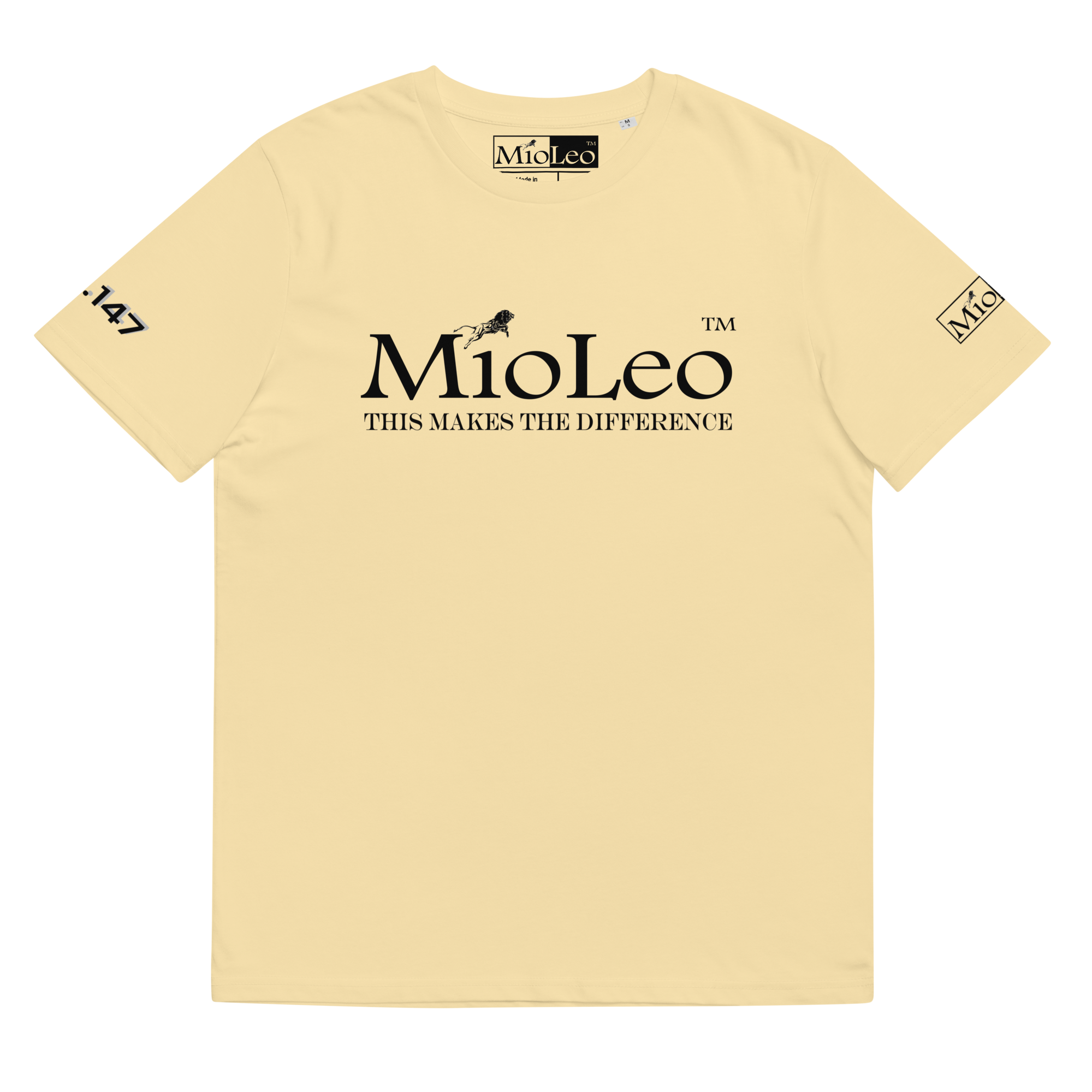 Unisex T-Shirt White-Line No.147 "unlimited" by MioLeo