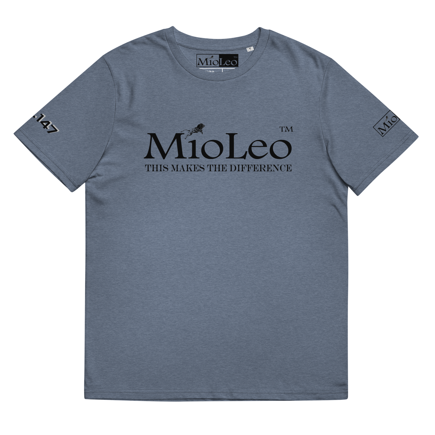 Unisex T-Shirt White-Line No.147 "unlimited" by MioLeo