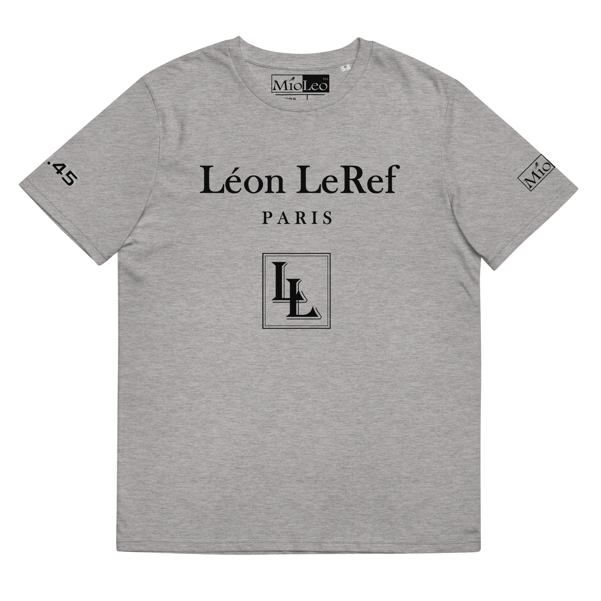 Unisex T-Shirt Black -Line No.045 "unlimited" by Léon LeRef