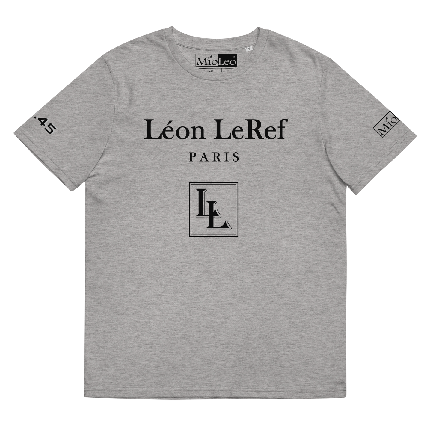 Unisex T-Shirt Black -Line No.045 "unlimited" by Léon LeRef