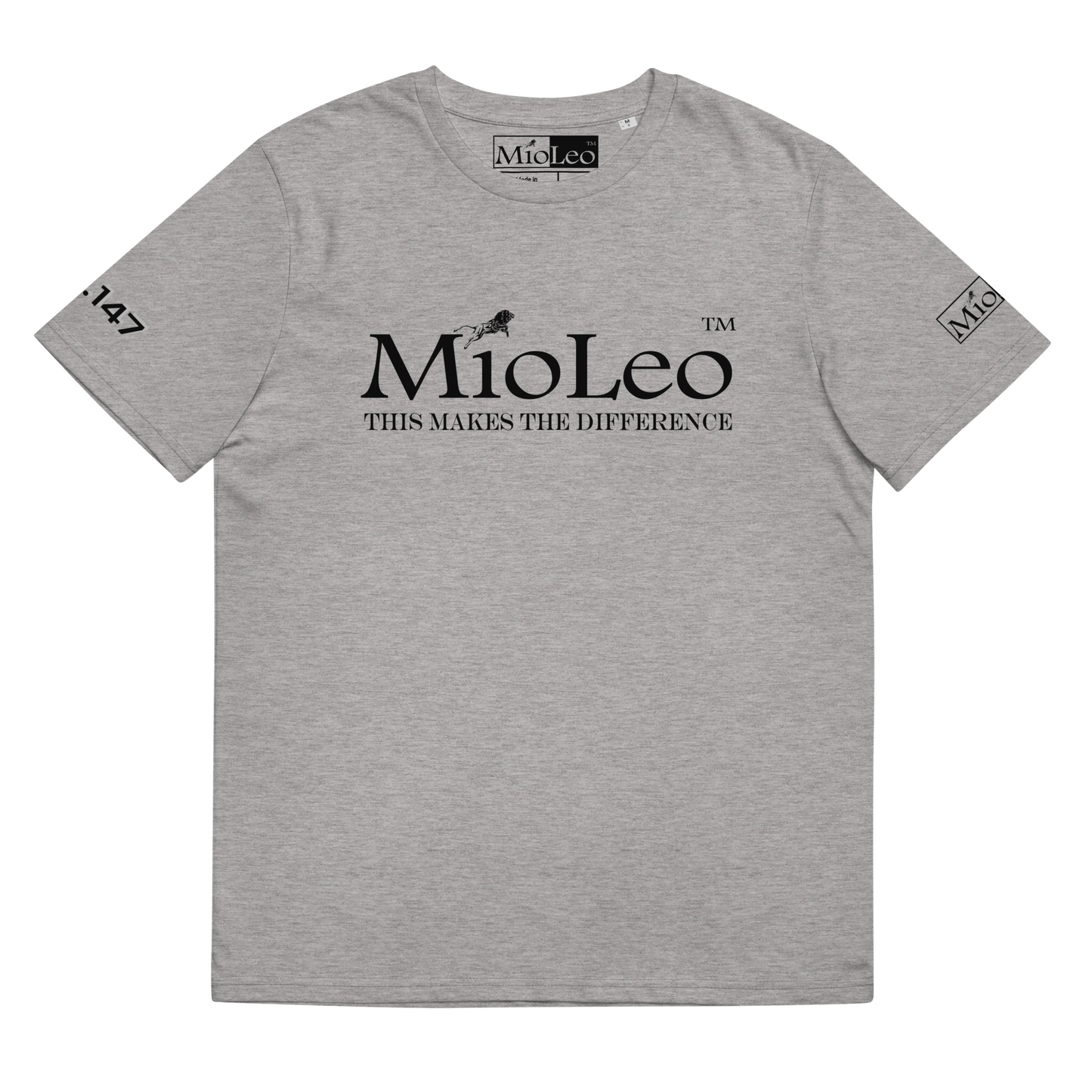 Unisex T-Shirt White-Line No.147 "unlimited" by MioLeo