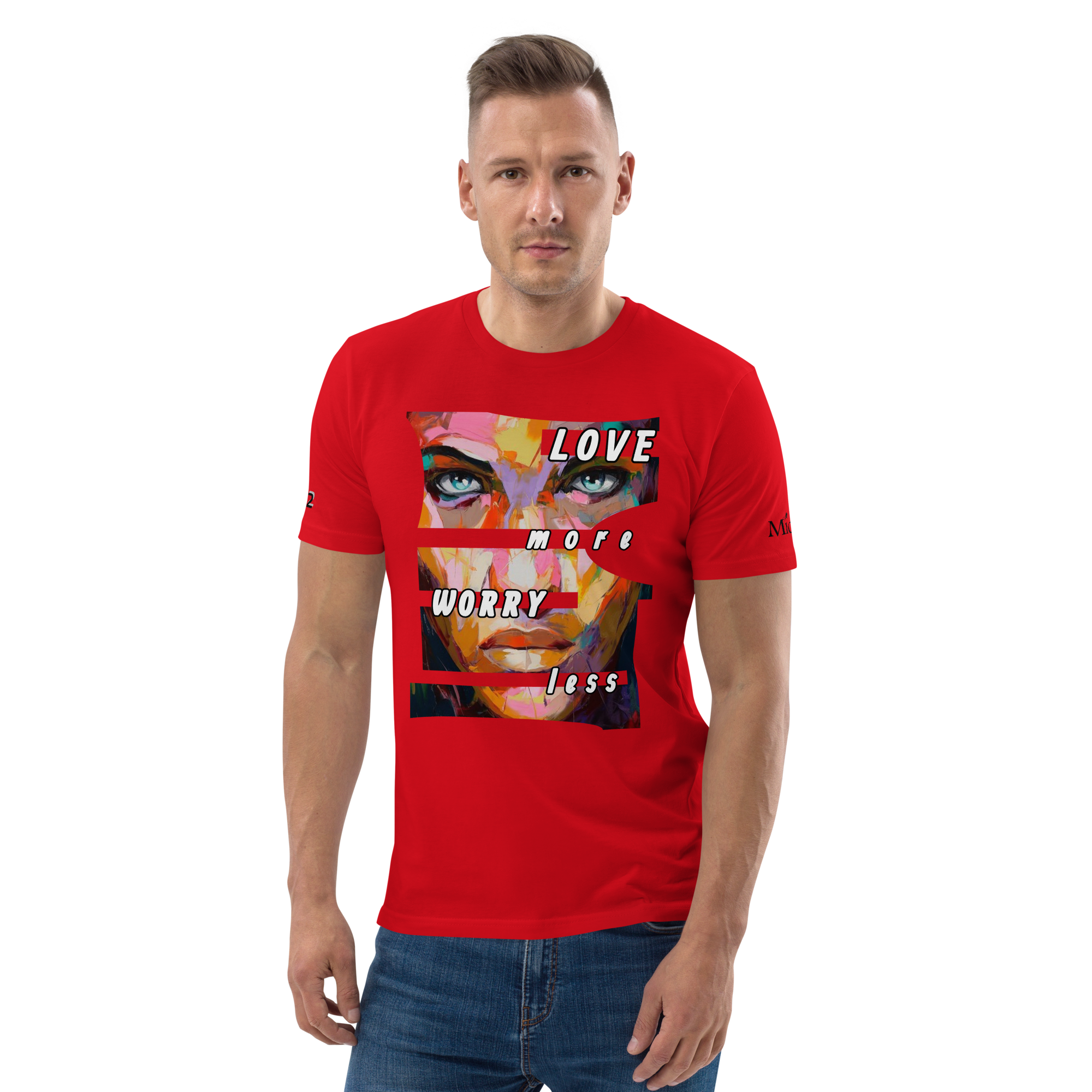 Unisex T-Shirt Red-Line No.149 "1 of 20K" by MioLeo