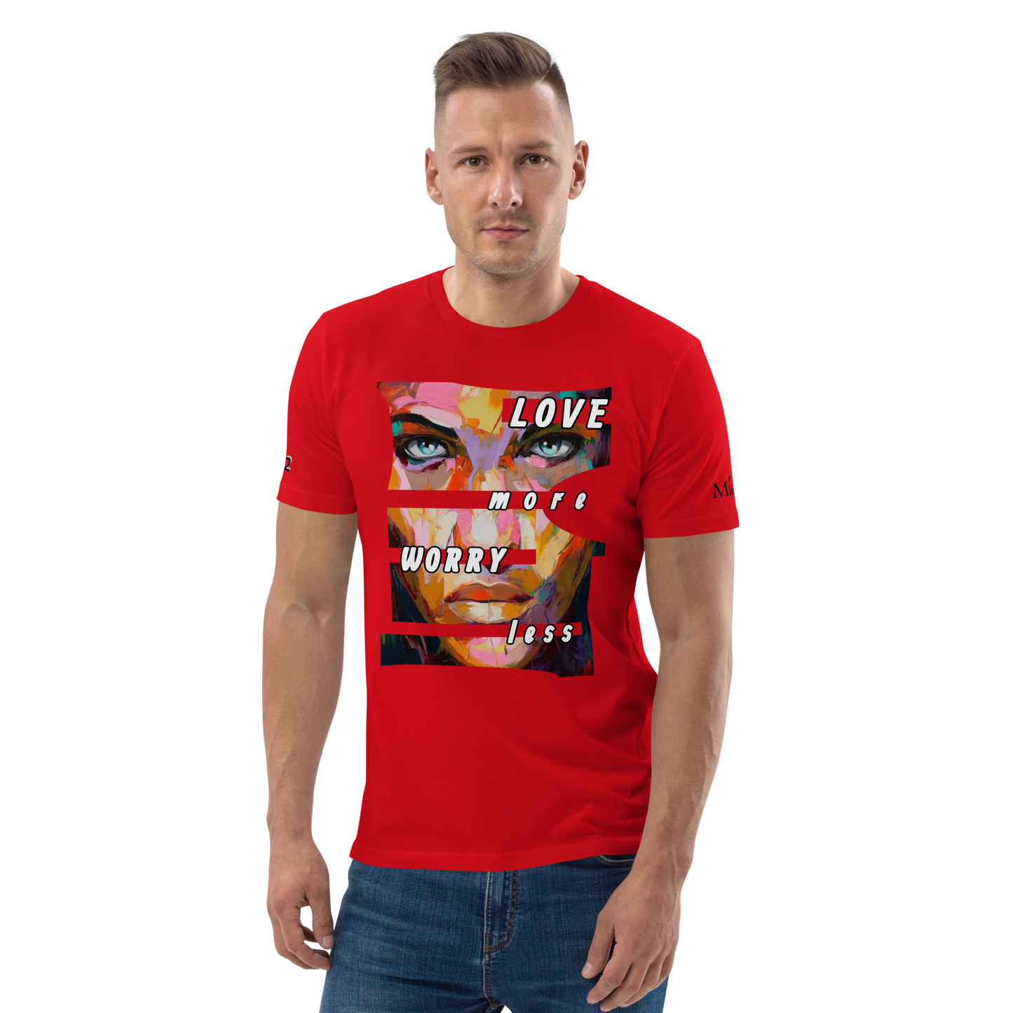 Unisex T-Shirt Red-Line No.149 "1 of 20K" by MioLeo