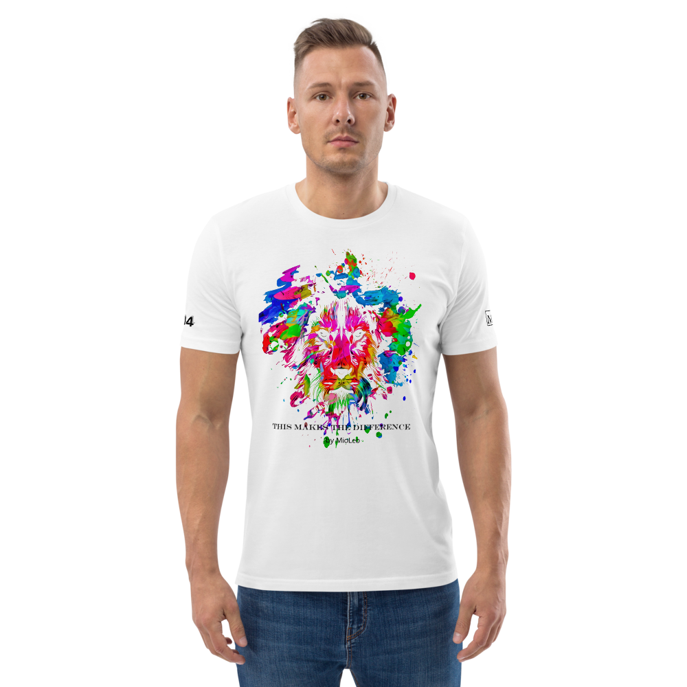 Unisex T-Shirt White-Line No.004 "1 of 250 Ultra-Exclusive" by MioLeo