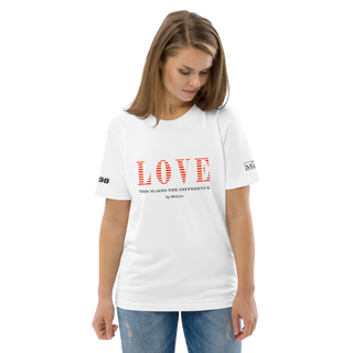 Unisex T-Shirt White-Line No.098 "1 of 250 Ultra-Exclusive" by MioLeo