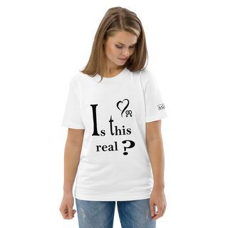 Lesbian Organic Cotton T-Shirt - Love-Line No.015 "unlimited" by MioLeo